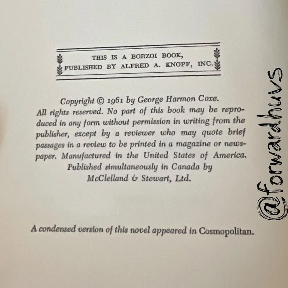 Moment of Violence by George Harmon Coxe 1961